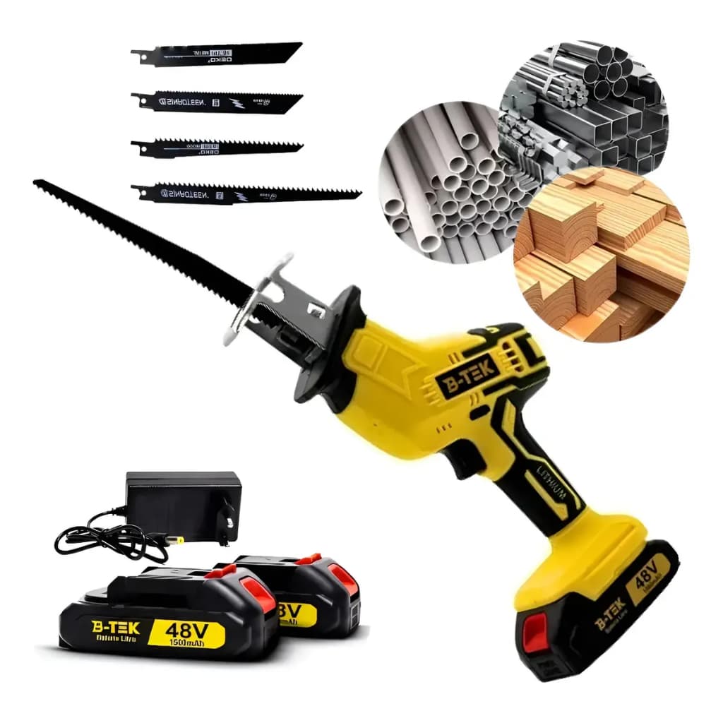 Serra Sabre Elétrica Profissional Portatil 48v Bivolt 3000w