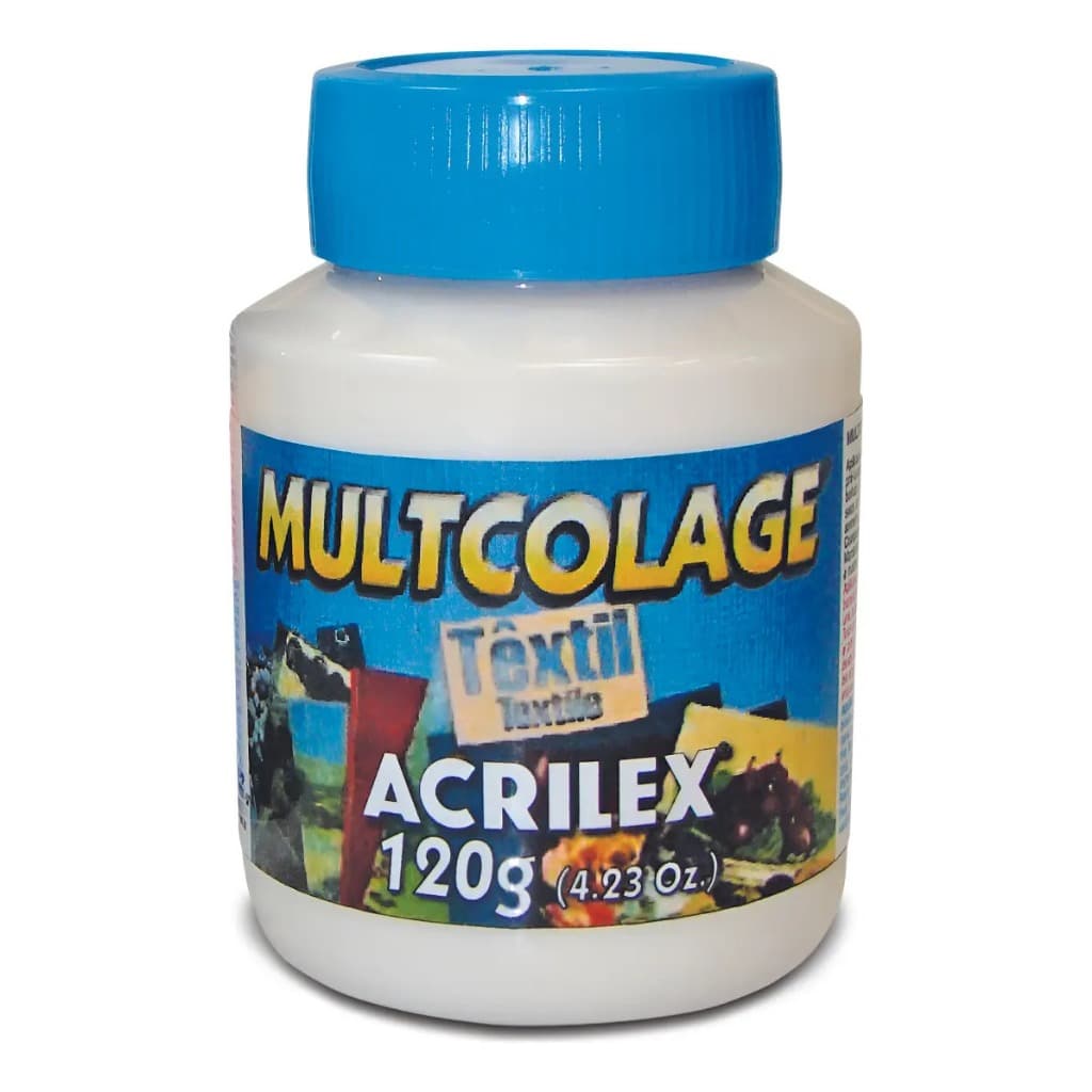 Multcolage Têxtil Gel de Decoupage Cola 120g Acrilex