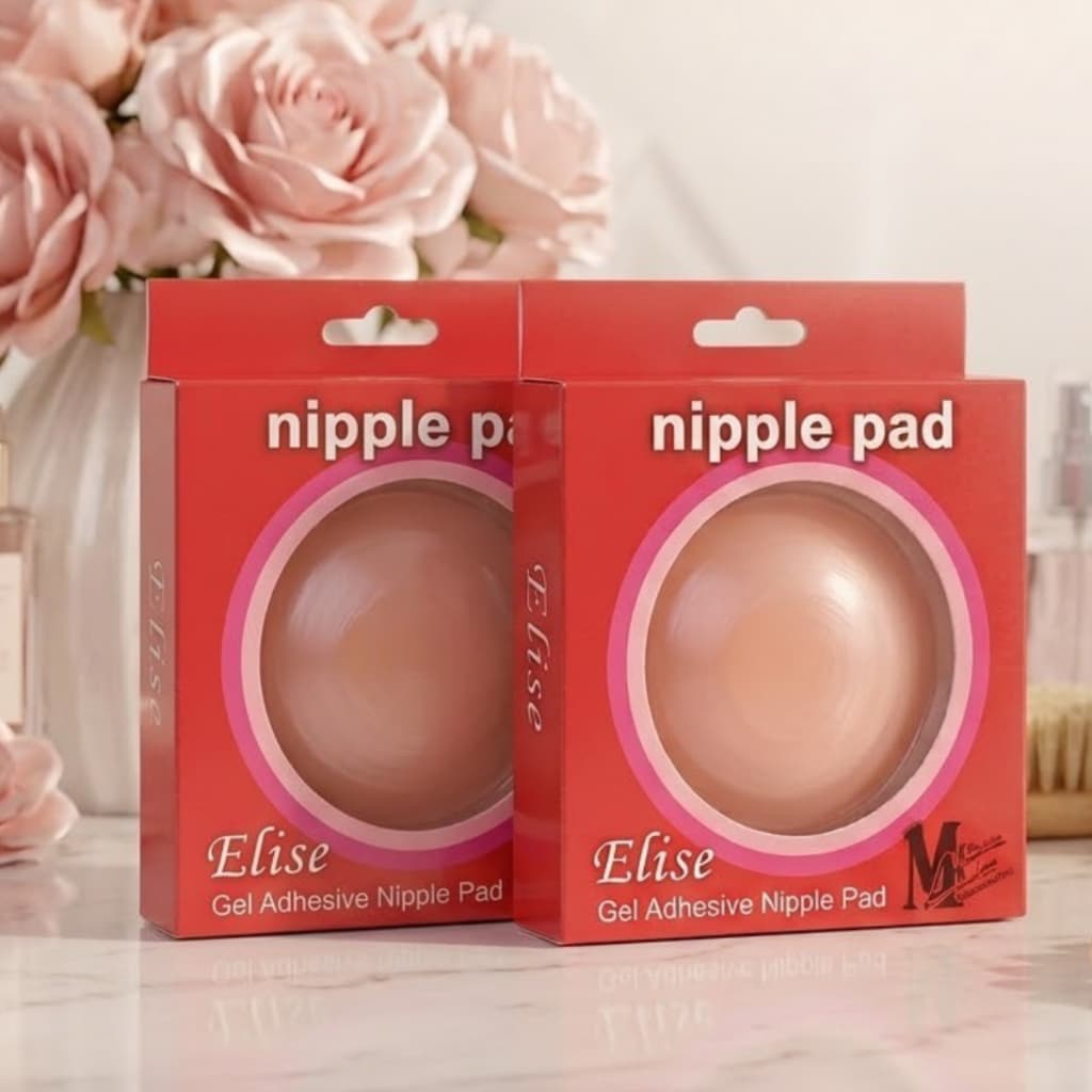 Kit 2  Pares Tape Mamilo Sutiã Silicone invisível  Protetor de Seio Nipple Pad Adesivo Para Bico