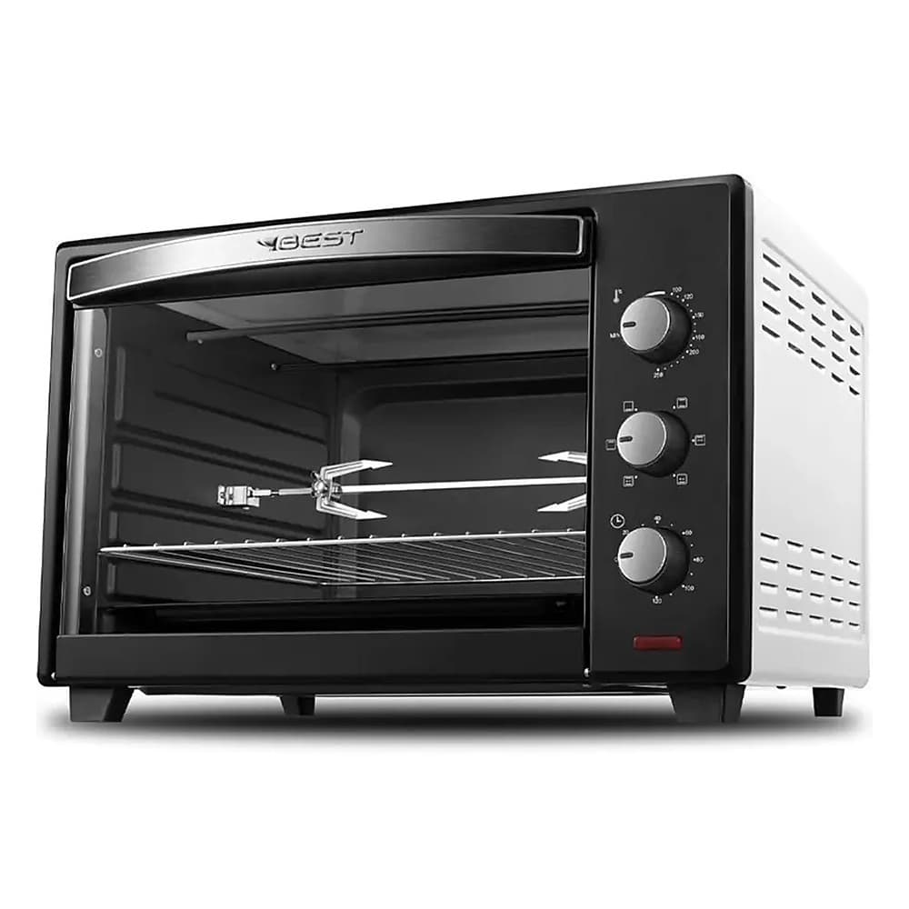 Forno Elétrico de Bancada Best 60 Litros 220V com Rotisserie Espeto Giratório Timer 120 Min