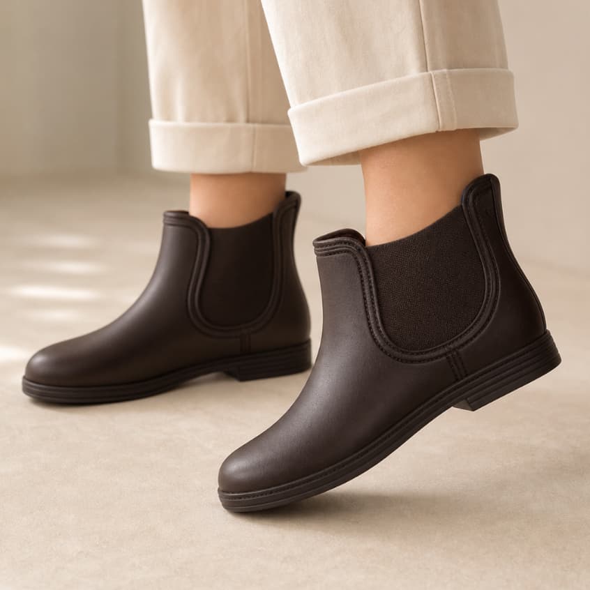Bota Feminina Coturno Cano Curto Salto Médio Básica Luxo Envio imediato Original Promoção Moda