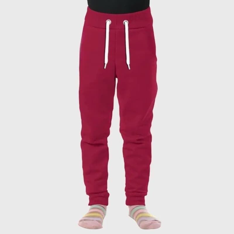 Calça Moletom Infantil Flanelada Unissex | Jogger Menino e Menina | Calça Quentinha para Inverno