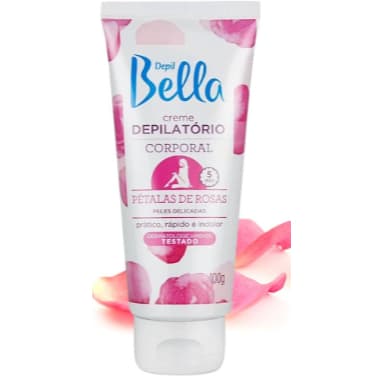 CREME DEPILATÓRIO DEPIL BELLA CORPORAL 100G PÉTALAS DE ROSAS