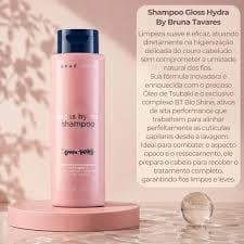 Braé Stages by Bruna Tavares Gloss Hydra Shampoo 250ml – Shampoo Hidratante para Brilho e Maciez dos Fios