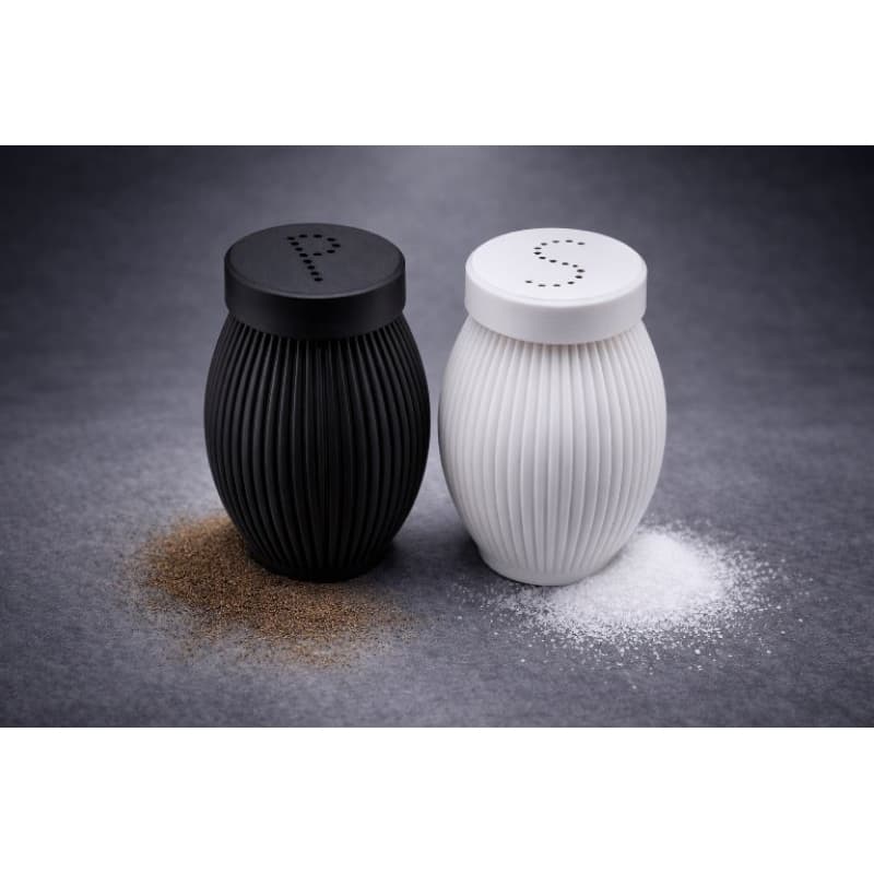 Kit Saleiro e Pimenteiro Moderno Premium | Elegância e Organização para sua Cozinha