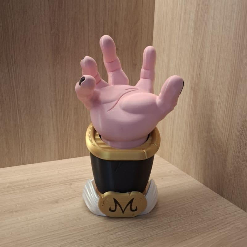Porta Controle Gamer Majin Boo Universal | Suporte para Controle PS5, PS4, Xbox | Organizador Decorativo Geek 3D
