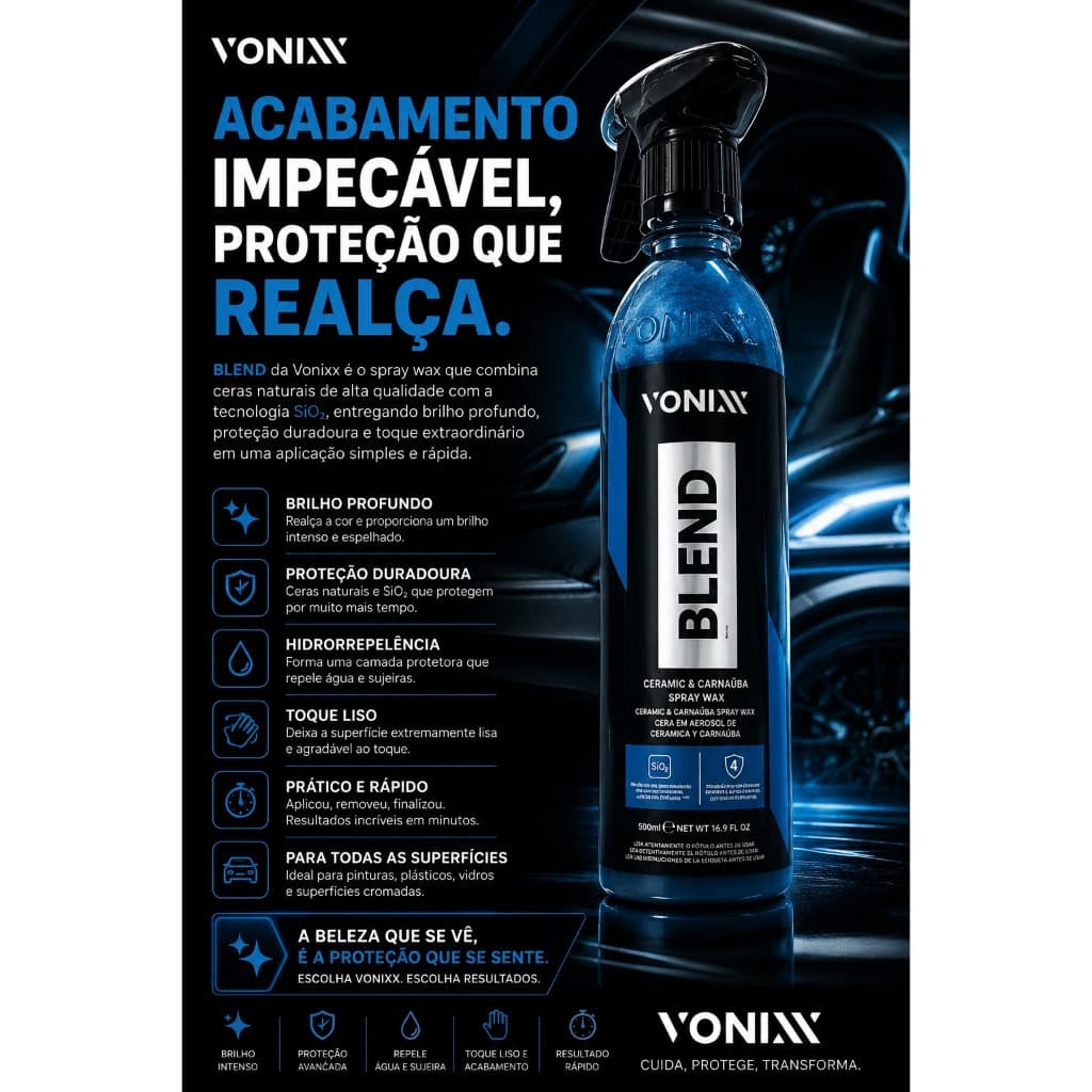 Vonixx Blend Ceramic & Carnauba Spray Wax