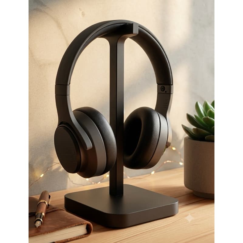 Suporte Para Fone De Ouvido Headset Base De Mesa Organizer Setup Gamer Home Office