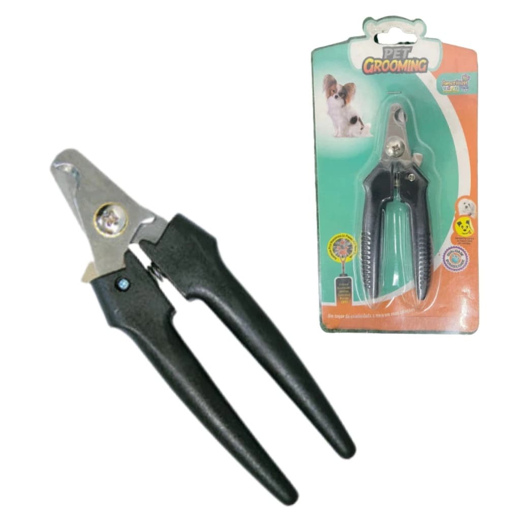 Alicate Pet Cortador De Unha Cães E Gatos Profissional Com Mola - 15,5CM
