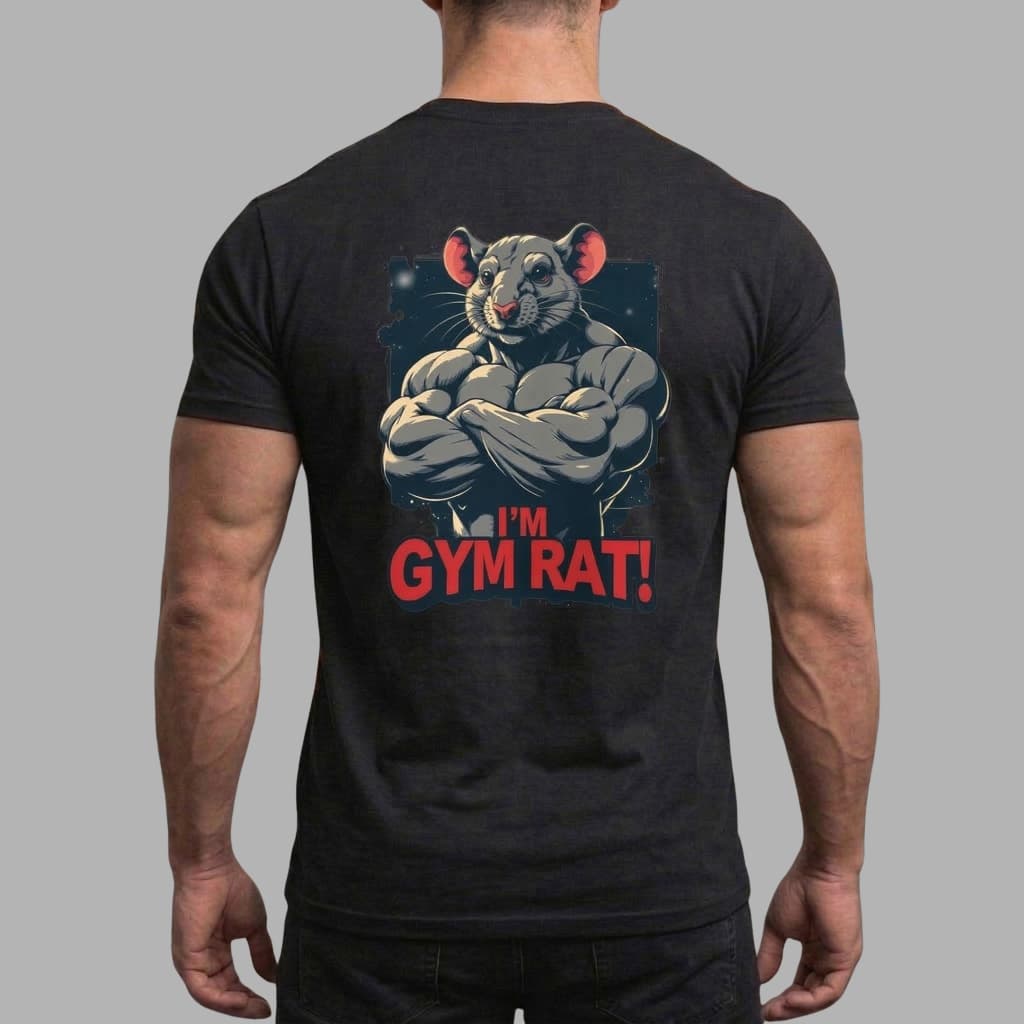 Camisa Camiseta Blusão Streetwear Treino Academia Gym Rat 100% Algodão Premium Unissex