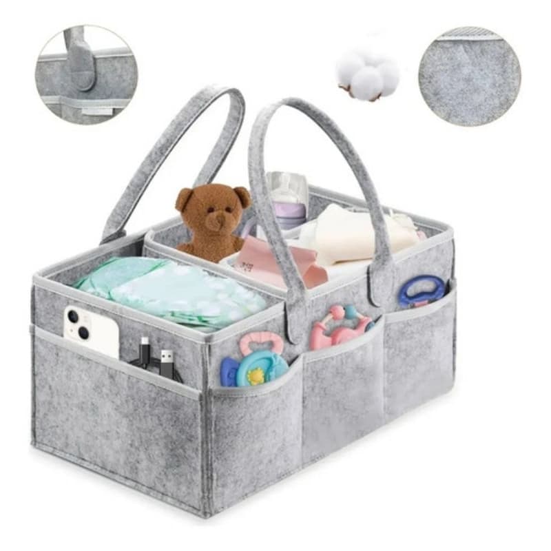 Organizador de Bolsa de Fraldas para Bebês Adequado para Cesto de Berçário Durável