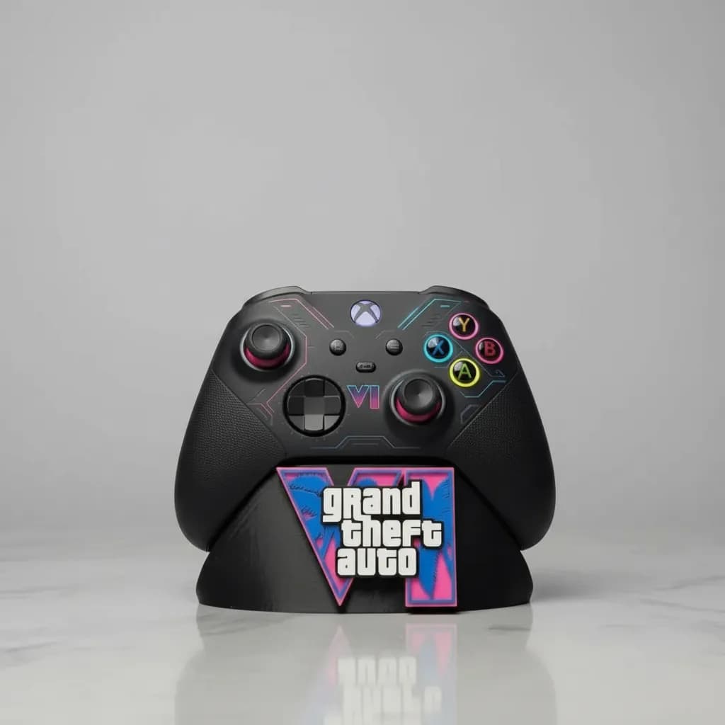 Suporte Controle Gta Compatível Com Xbox - Preto
