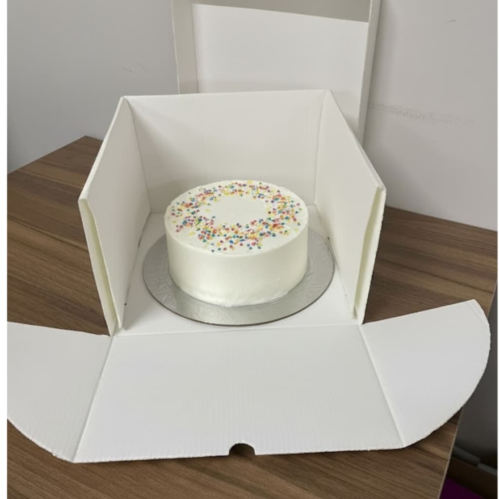 25 Caixas Para Bolo 30x30x15cm Papelão Quadrada Reforçada Confeitaria Delivery Festa Envio Imediato