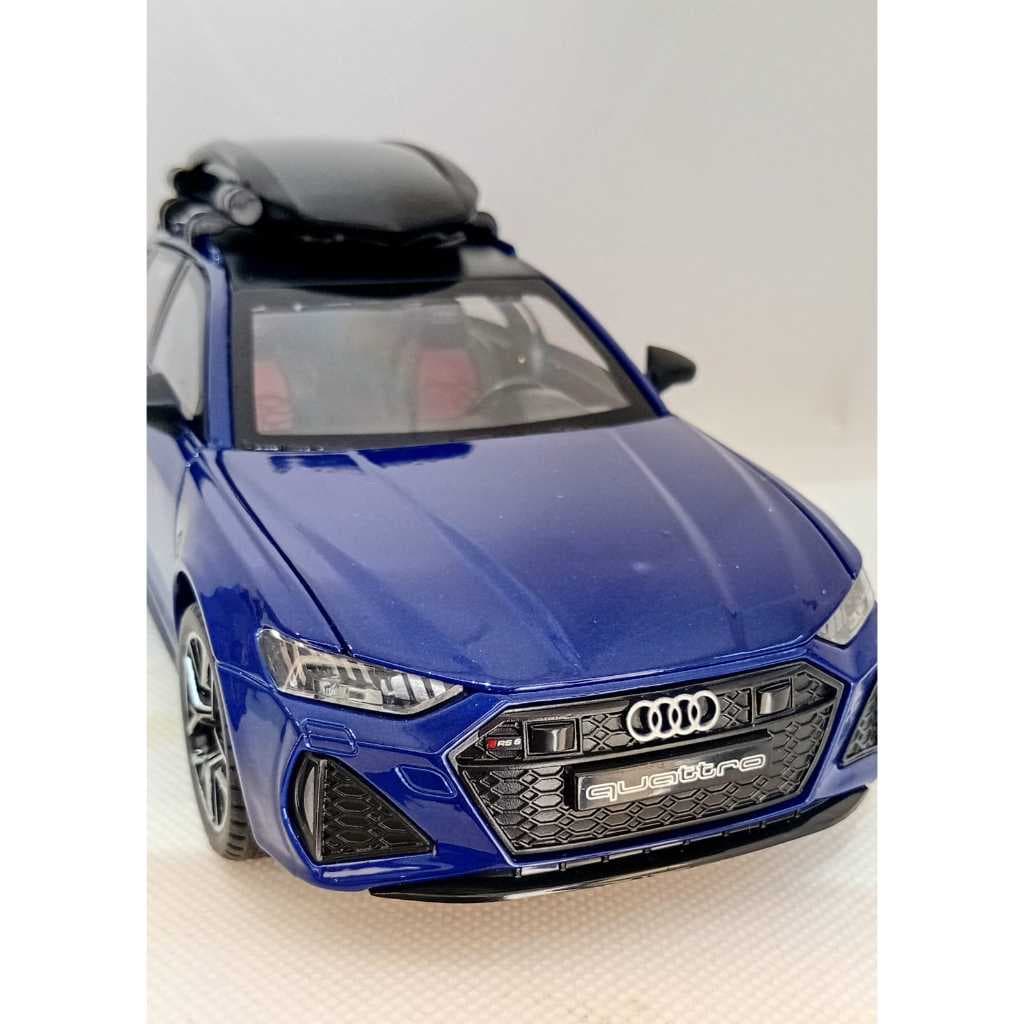 Miniatura Carrinho Metal Escala 1/24 Audi RS6 Abre As Portas
