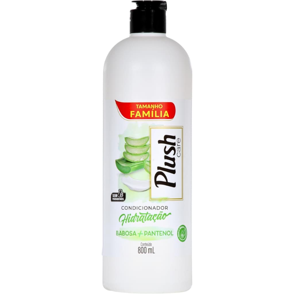 Condicionador Hidratação Babosa + Pantenol 800ml -Plush Care