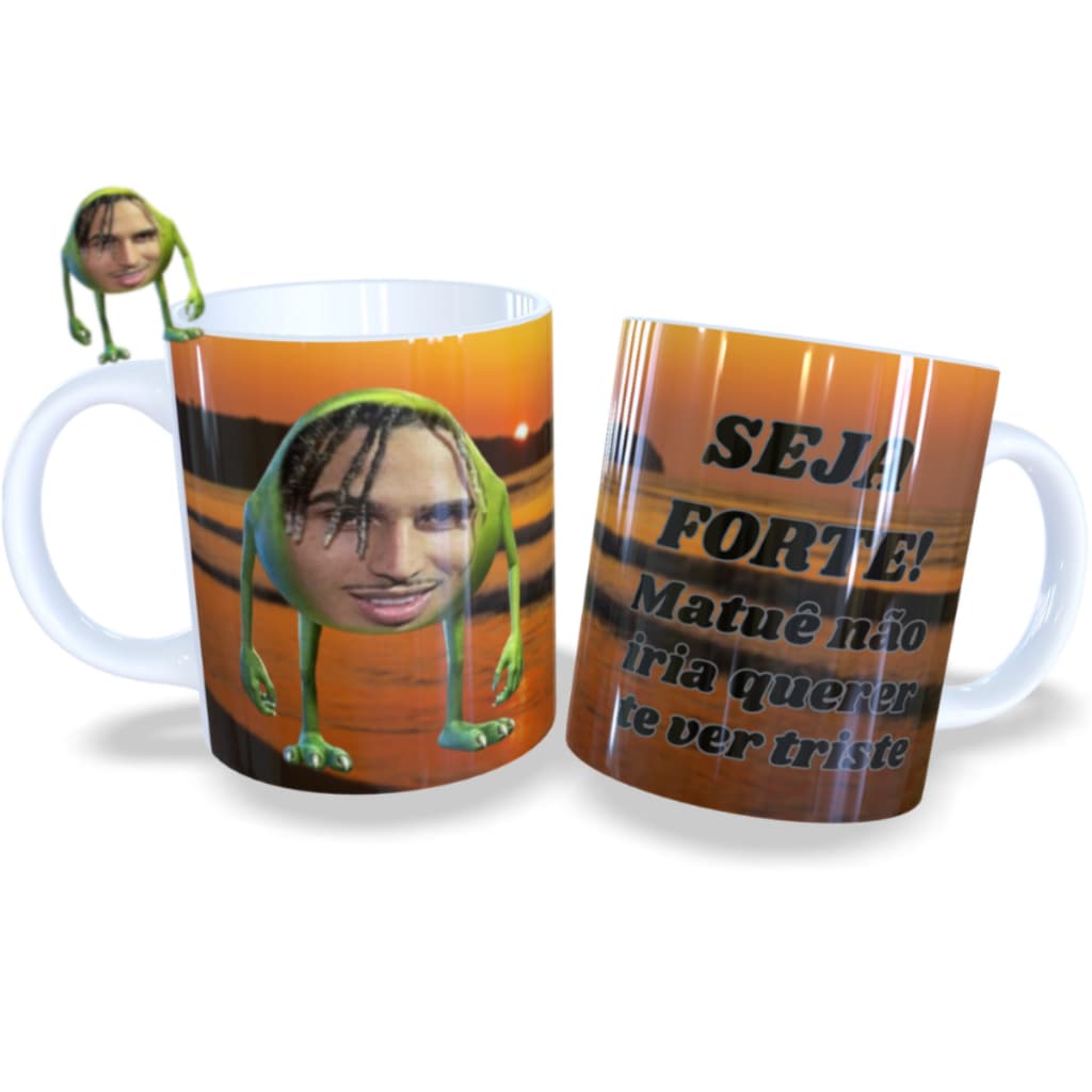 Caneca Meme Matuê Não Fique Triste Presente Criativo