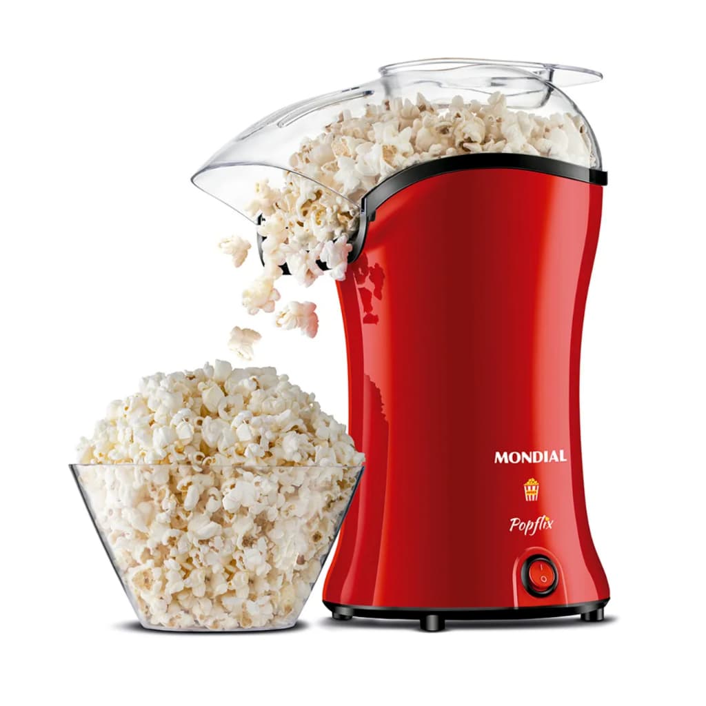 Pipoqueira Popflix Mondial Vermelho 1200W - PP-03