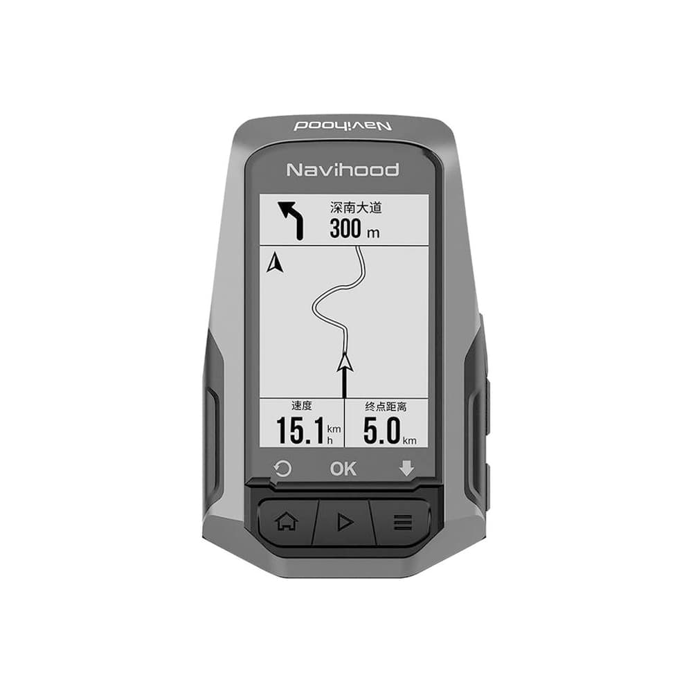 Gps Ciclocomputador Navihood L1 Cinza Com Navegação