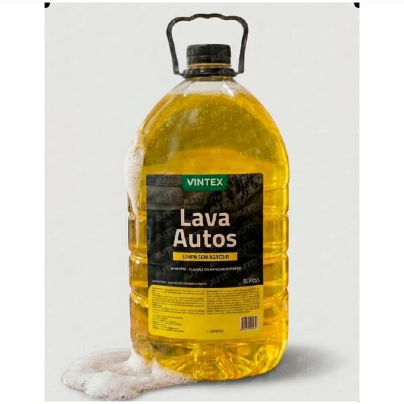 Shampoo Automotivo Lava Autos Carro e Moto Original Vintex Vonixx Ph Neutro 5 Litros