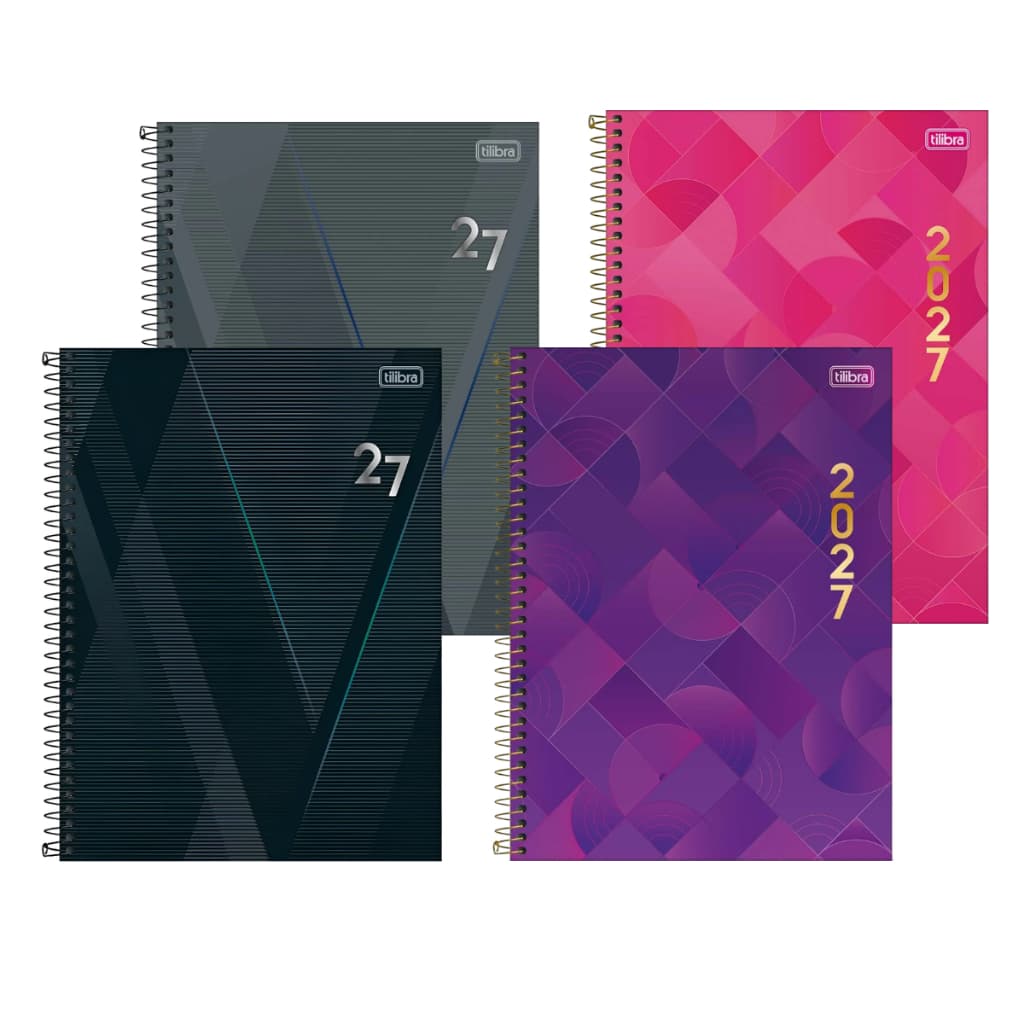 AGENDA SPOT 2027 FEMININA/MACULINA 20CMX28CM 200 FOLHAS TILIBRA