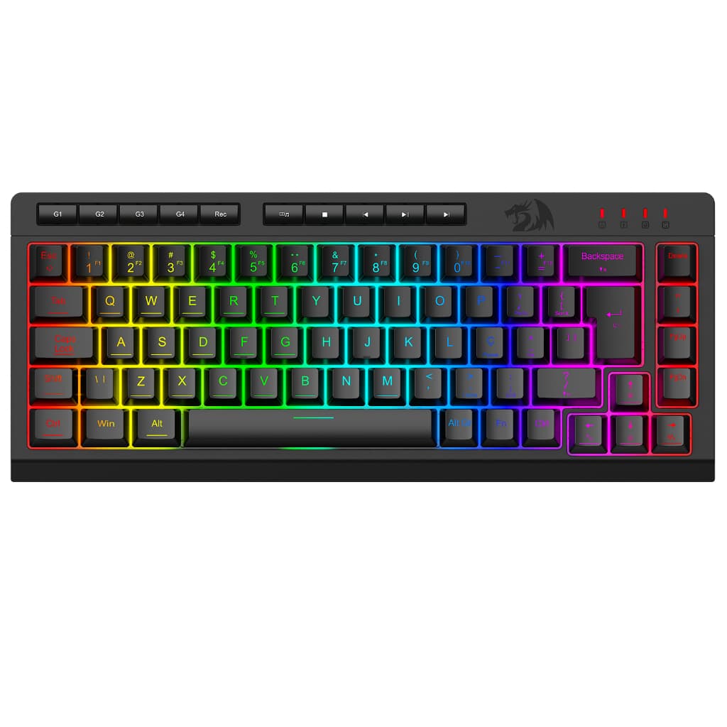 TECLADO MEMBRANA GAMER REDRAGON CRESCENT 68% K519-RGB-PT