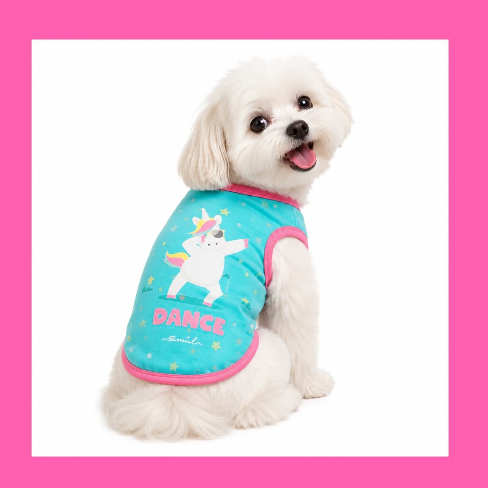Camiseta para Cachorro Roupa Pet Malha Dry Proteção UV Confortável Rosa
