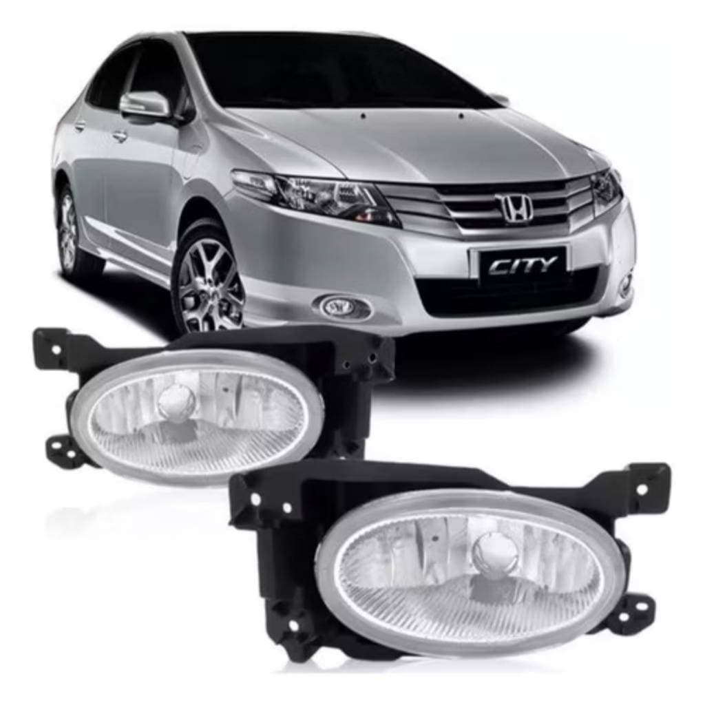 Par Farol De Milha Auxiliar Honda City 2012 2013 2014 Luz Neblina