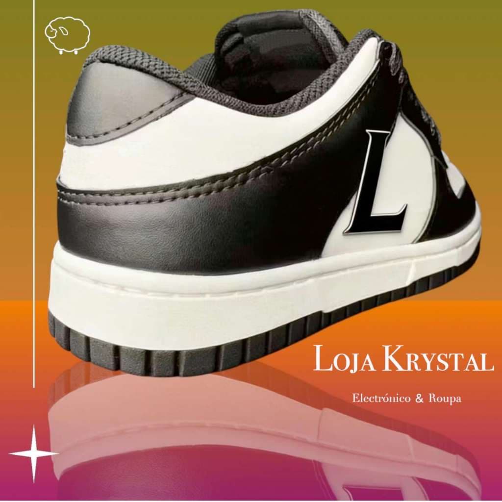 Tênis Feminino Casual Caramelo Cinza Estilo  Preto  Moderno Super Leve