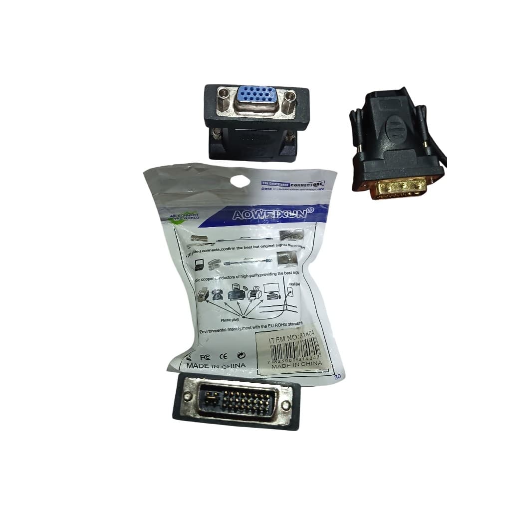 ADAPTADOR CONECTOR DE VIDEO DVI PARA VGA