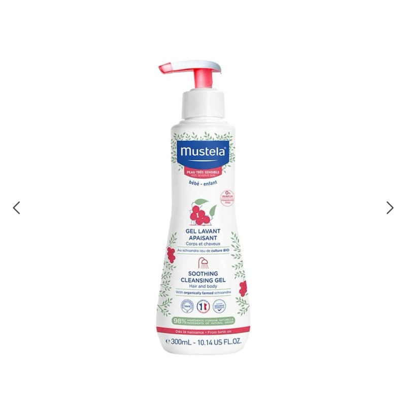 Gel Lavante Calmante Mustela Bebê Pele Muito Sensível 300ml