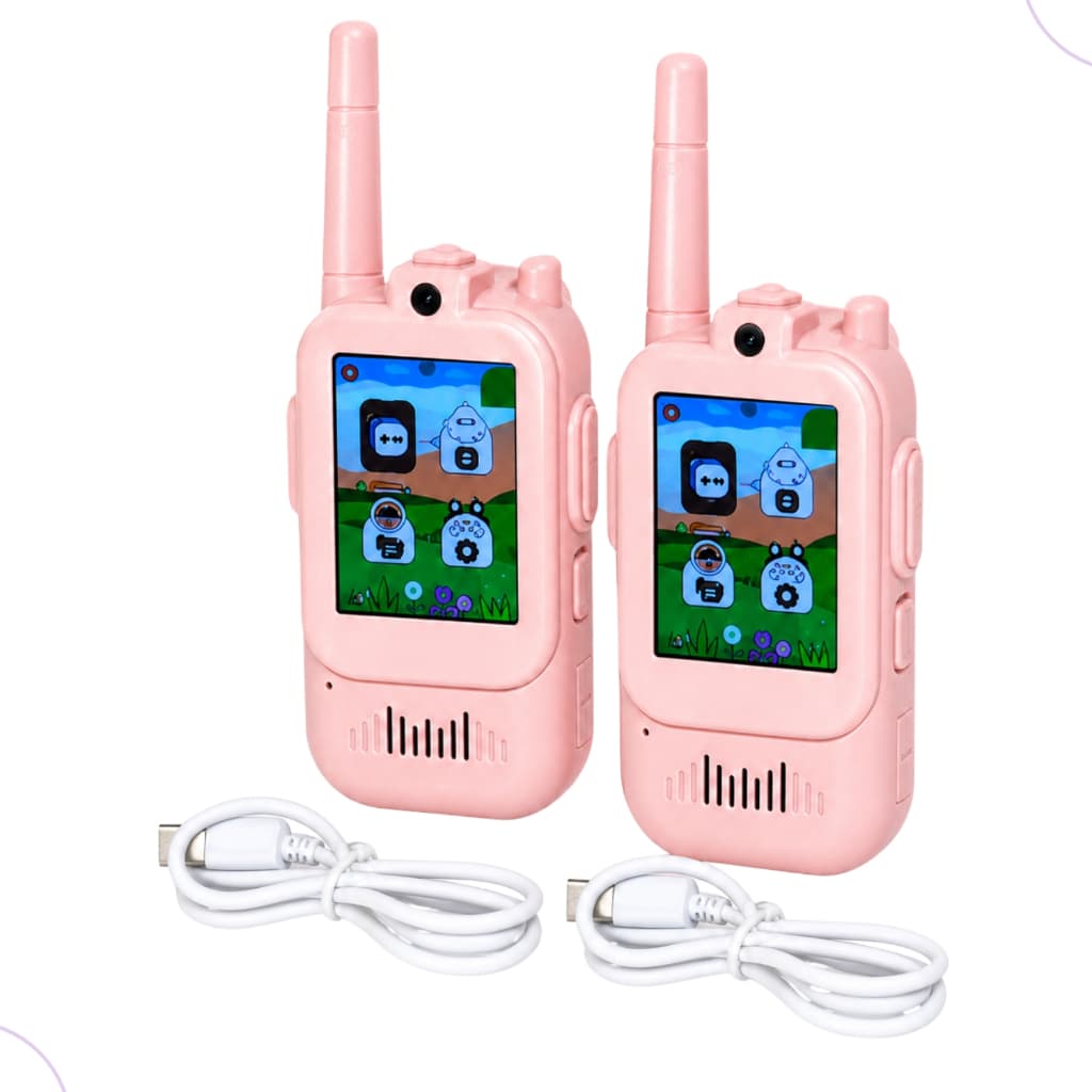 Walkie Talkie Infantil Gostey Radio Comunicador Com Camera E Video até 80 Metros