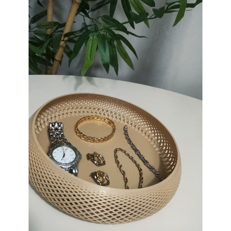 Tigela Elegante Decorativa Bowl Porta Objetos Minimalista Organizador de Mesa Centro de Mesa Porta Treco Versátil
