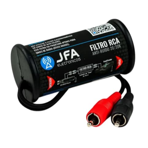 Filtro Rca Anti ruído Eletromagnético Rca Jfa 20/20k.