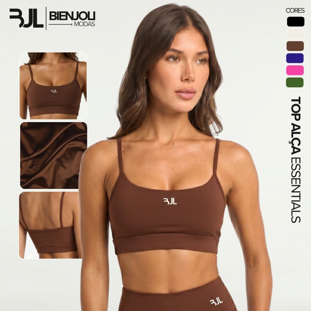 Top Alça Fitness Feminino ZERO TRANSPARÊNCIA Básico com Forro entrada para Bojo Treino Academia Yoga
