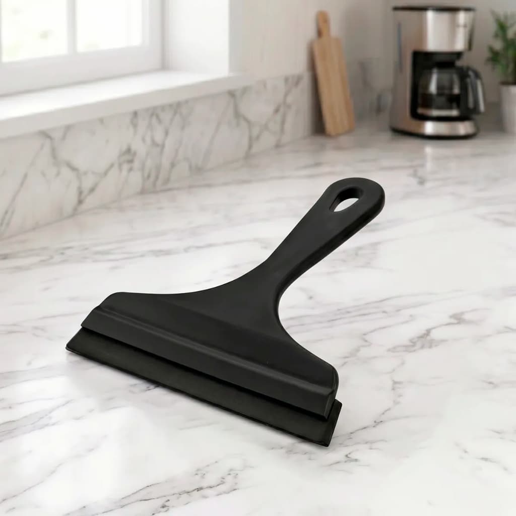 Rodinho de Pia 16cm Preto MB Plástico – Rodo Seca Pia Multiuso para Cozinha Bancada e Limpeza Prático Durabilidade