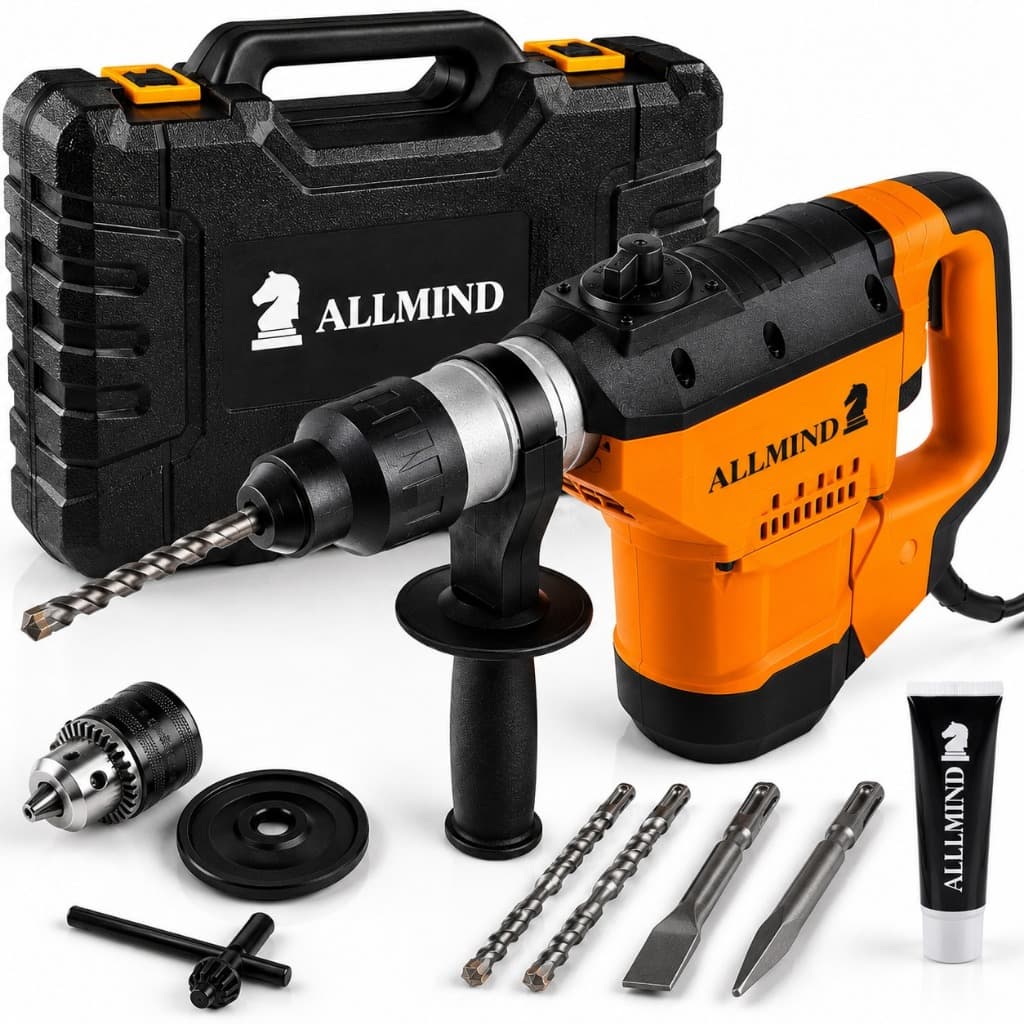 Martelete Furadeira rompedor eletrico profissional 1550w  7KG Martelo de impacto Rompedor