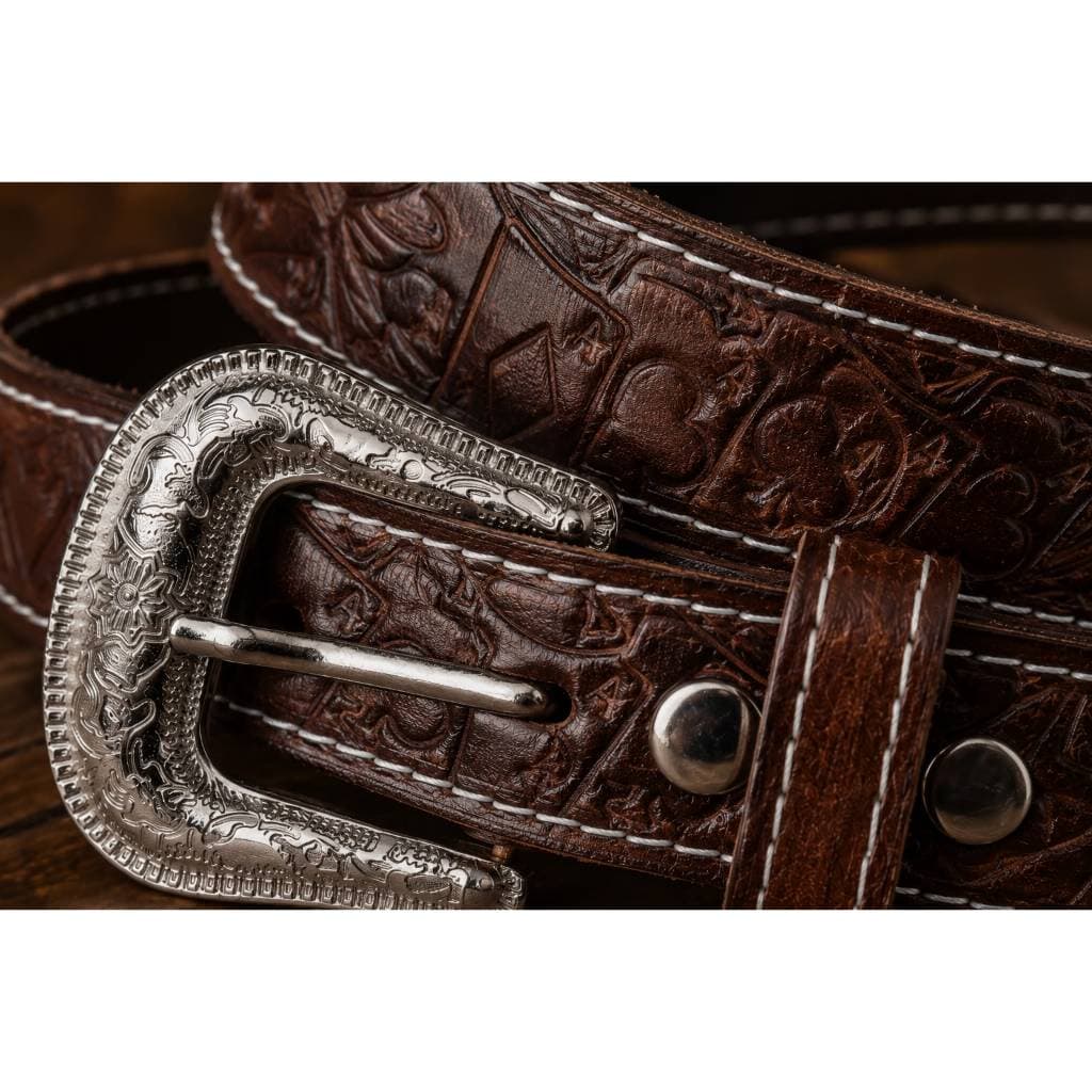 Cinto Country Original Cowboy Rebaixado Artesanal Couro Luxo Legítimo Masculino e Feminino