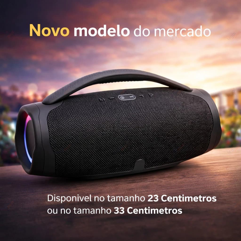 Caixa De Som Booms  box Bluetooth Bivolt