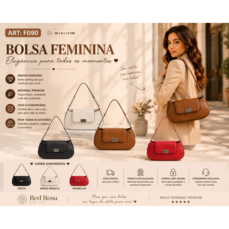 BOLSA FEMININA PREMIUM F090