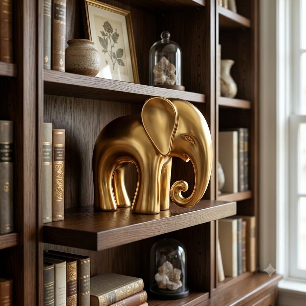 Elefante Decorativo Sorte Prosperidade Enfeite Sala Estante Várias Cores