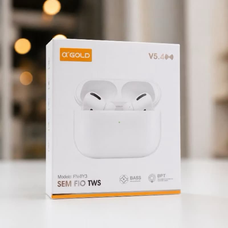 Fone de Ouvido Bluetooth FN-BY3 Sem Fio Bluetooth 5.4