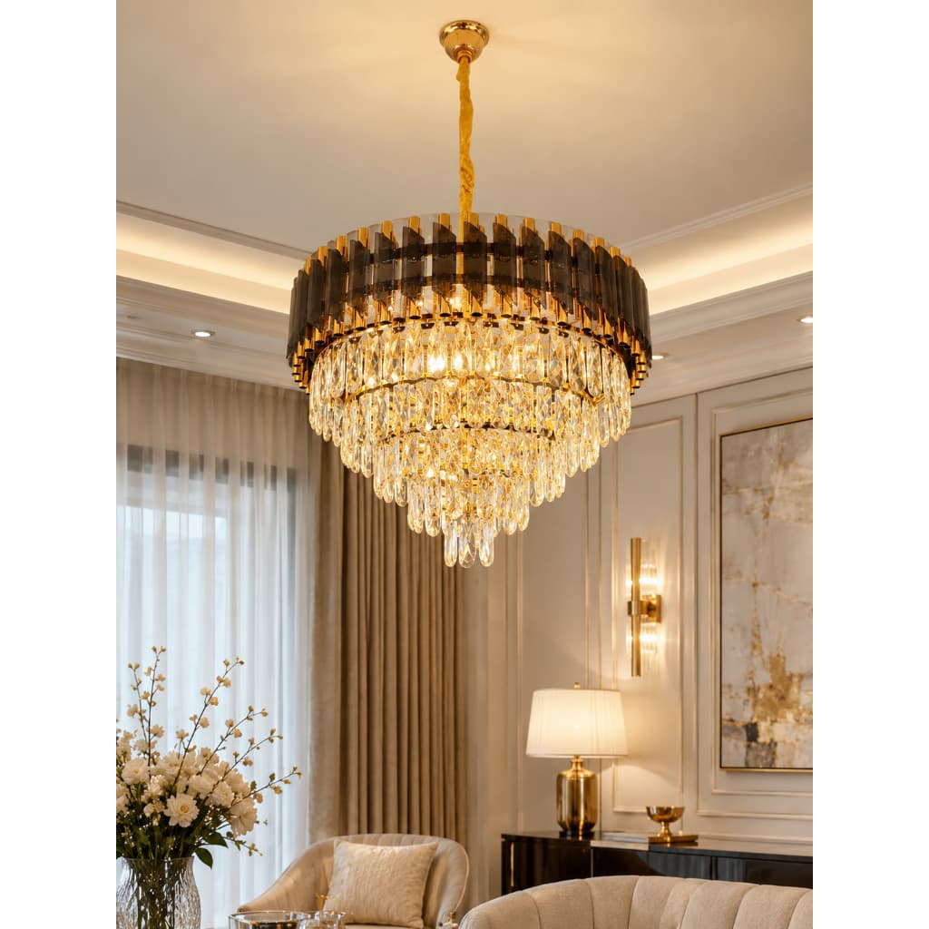 LUSTRE DE CRISTAL IMPERIAL GOLD