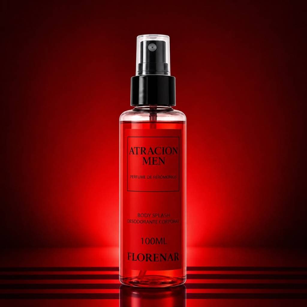 Perfume Masculino Atracion Men 100ml - Frescor Duradouro e Charme com Feromônios Ativados
