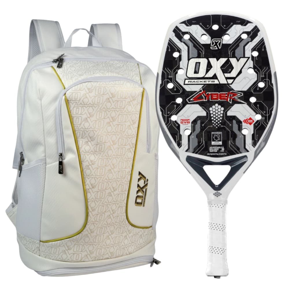 RAQUETE DE BEACH TENNIS OXY CYBER OU OXYGEN MAIS MOCHILA GRÁTIS