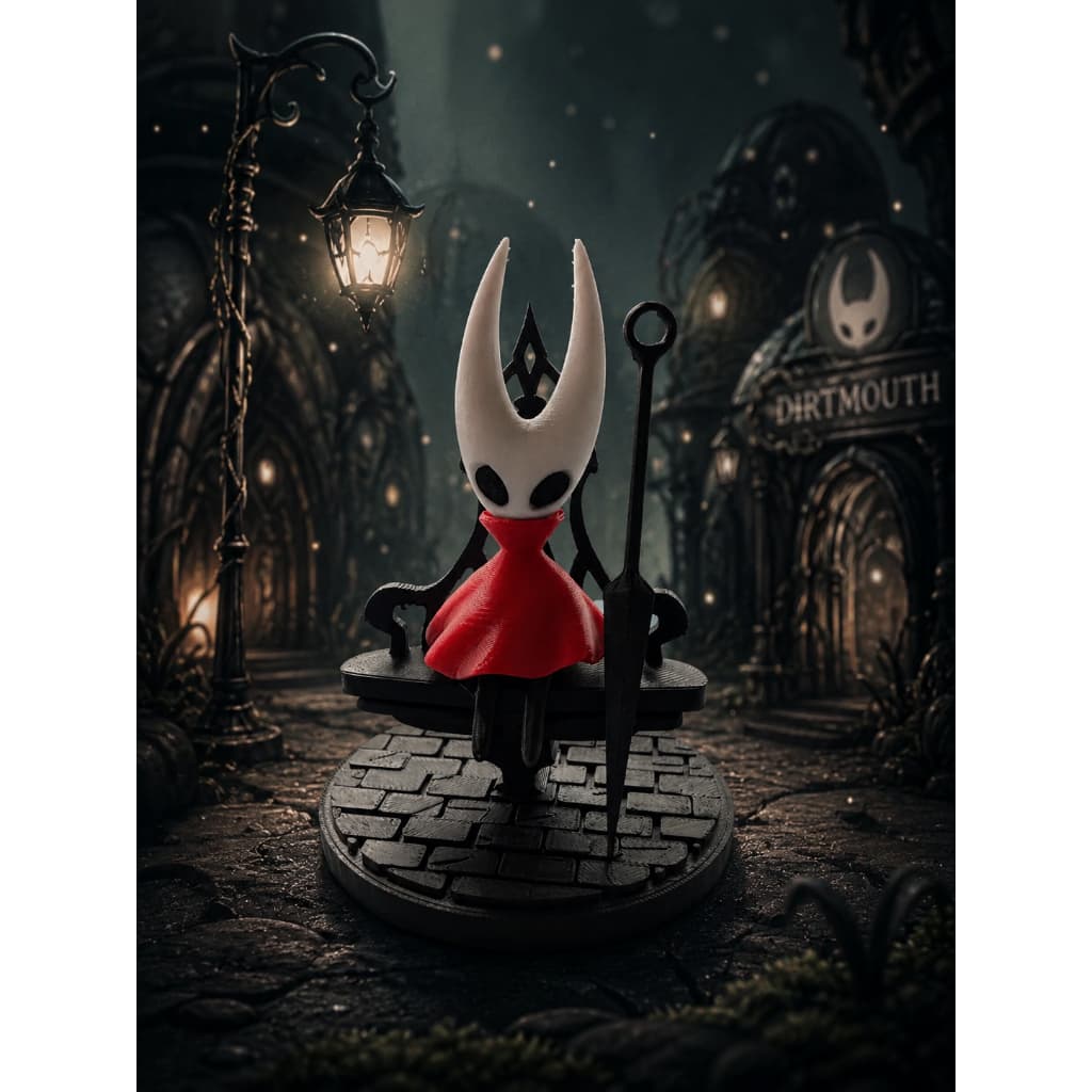 Diorama Hornet Hollow Knight Silksong Action Figure Estátua Decorativa Impressão 3D