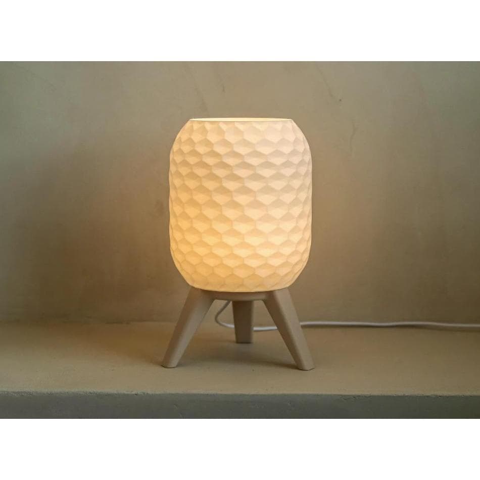Luminária de Mesa Hullab Átria | Abajur Decorativo Minimalista com Soquete E27 para Quarto, Sala e Escritório