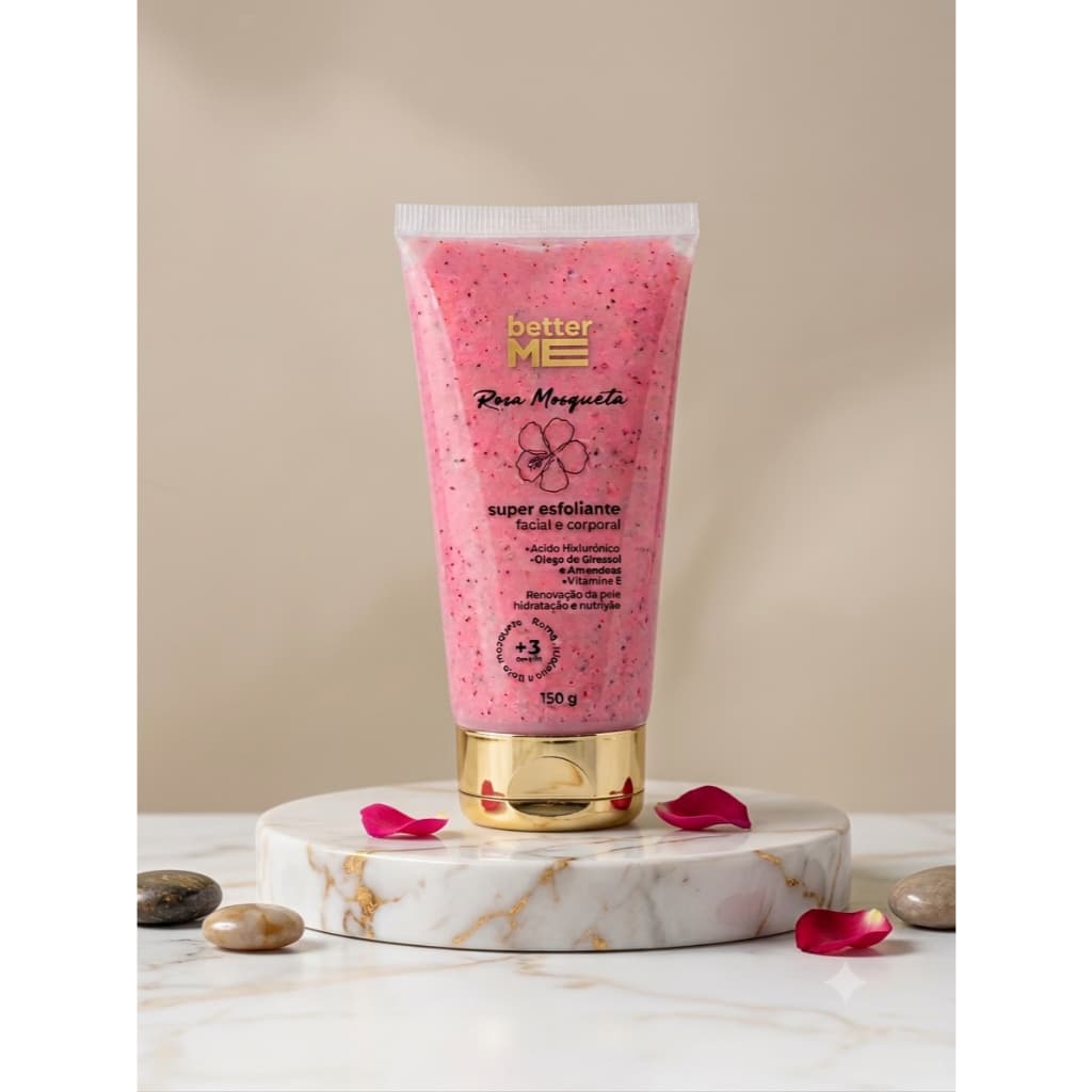 🌸✨ Super Esfoliante Facial e Corporal Rosa Mosqueta Better ME (150g)
