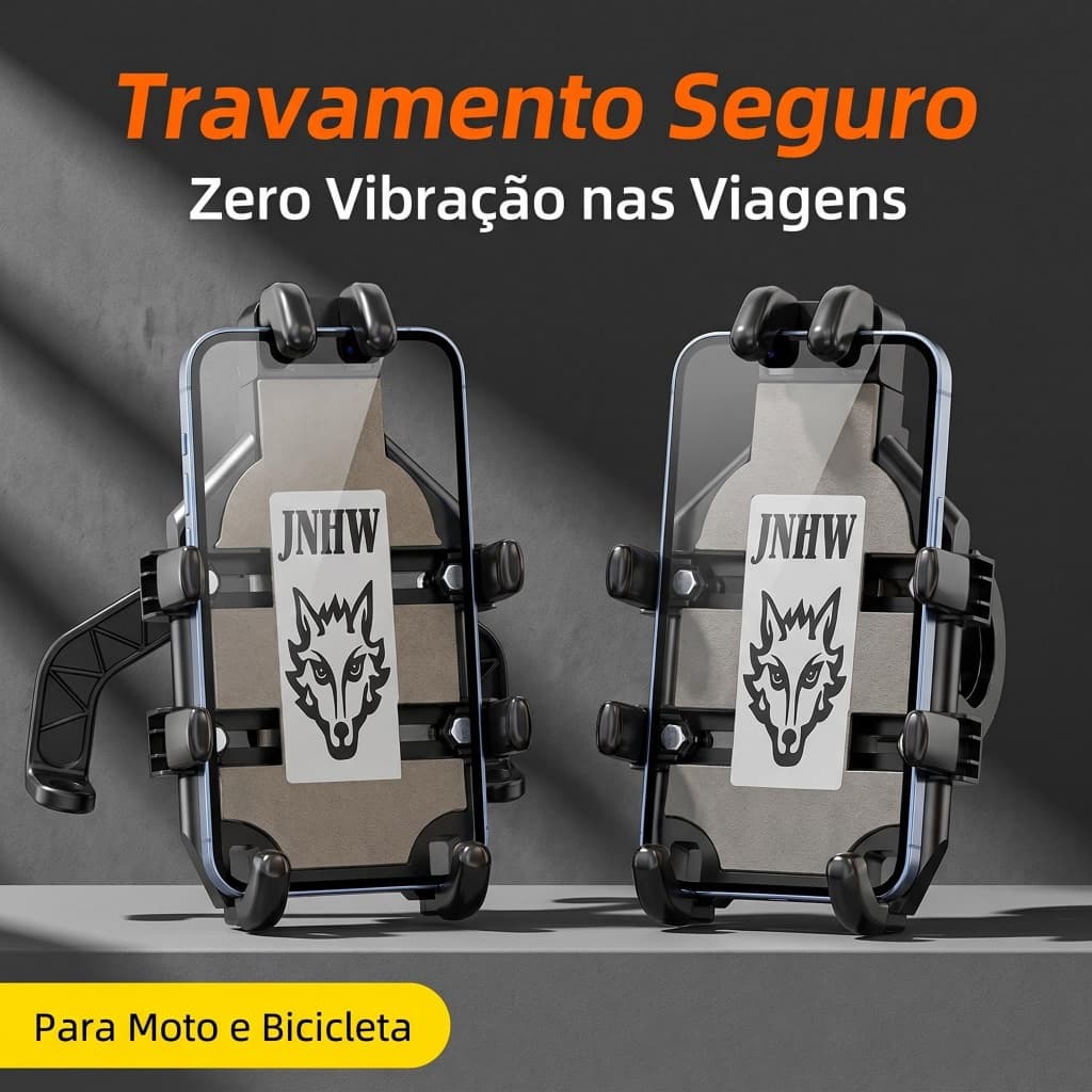 Suporte Celular Aranha Resistente para Moto Universal Todos Tamanhos