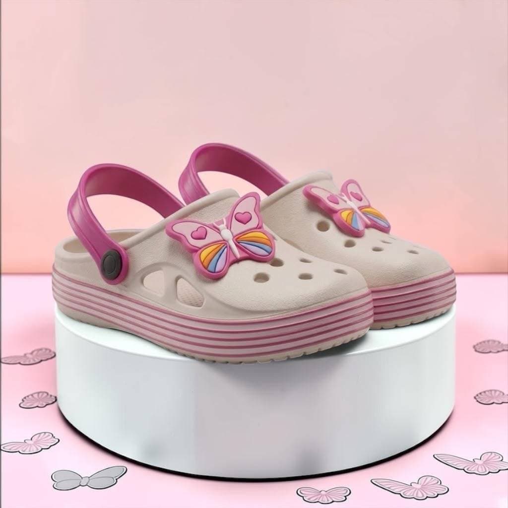 Babuche Menina Criança Borboleta Confortável Feminino Infantil Promoção Compre Já