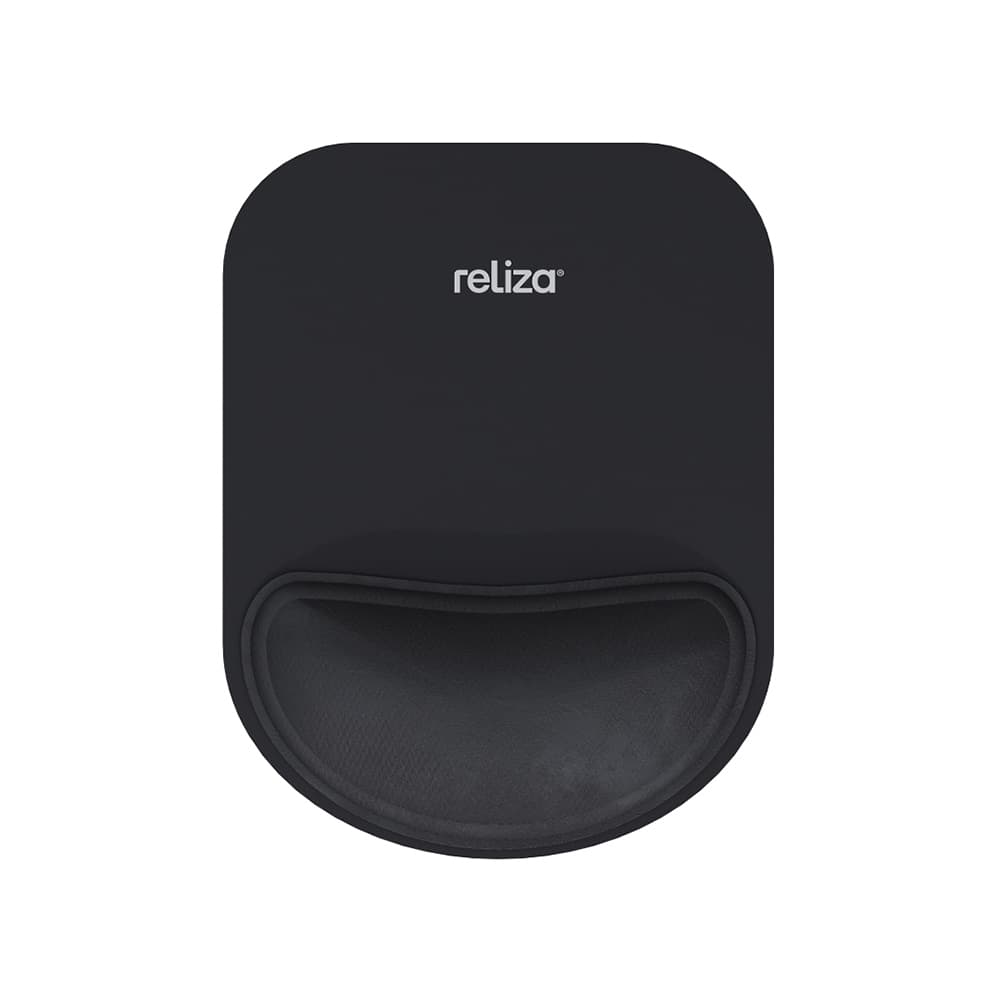 Mousepad Ergonômico Compact Preto Reliza